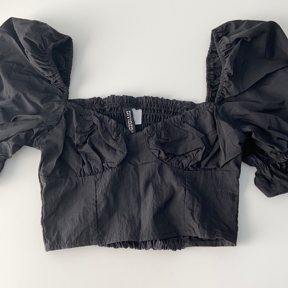 h&m corset style top